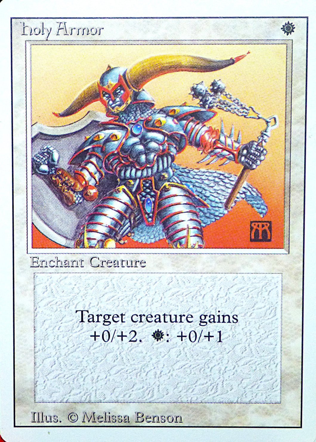 Magic the Gathering: Revised/3rd Edition
Holy Armor - Revised - Common - 023