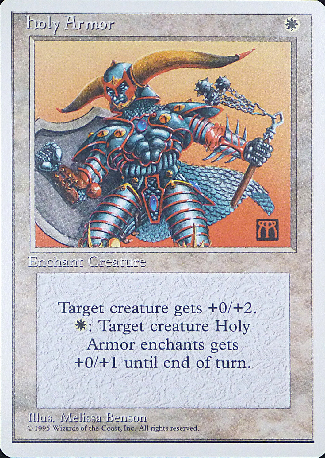 Magic the Gathering: Fourth Edition

Holy Armor Fourth C0029