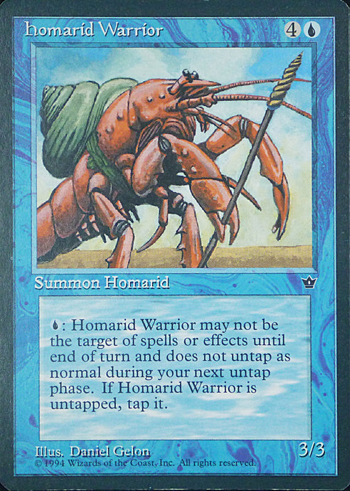 Magic the Gathering: Fallen Empires

Homarid Warrior 