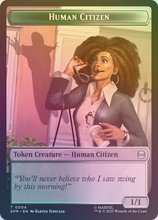 Load image into Gallery viewer, Magic the Gathering: Spider-Man

Human Citizen SPM T0004 - Foil
