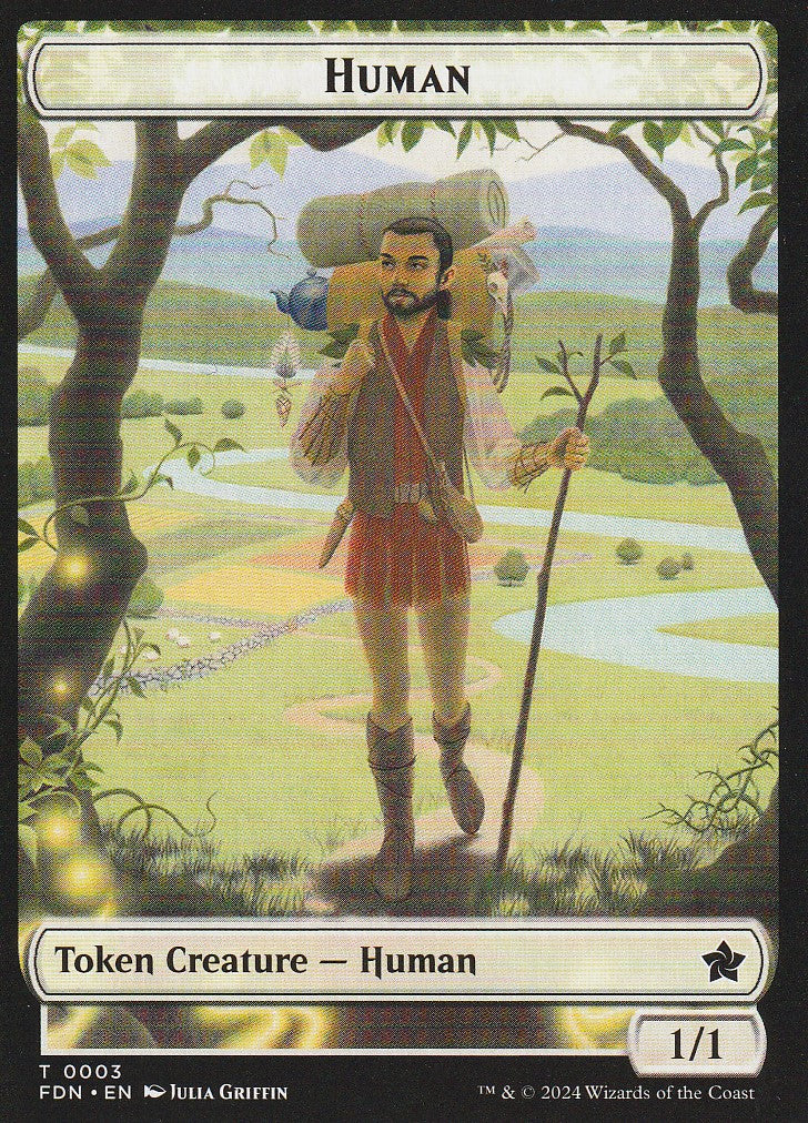 Magic the Gathering: Foundations Human FDN T0003 Token