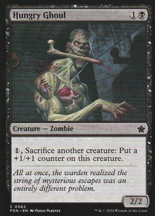 Magic the Gathering: Foundations Hungry Ghoul FDN C0062 Non-Foil