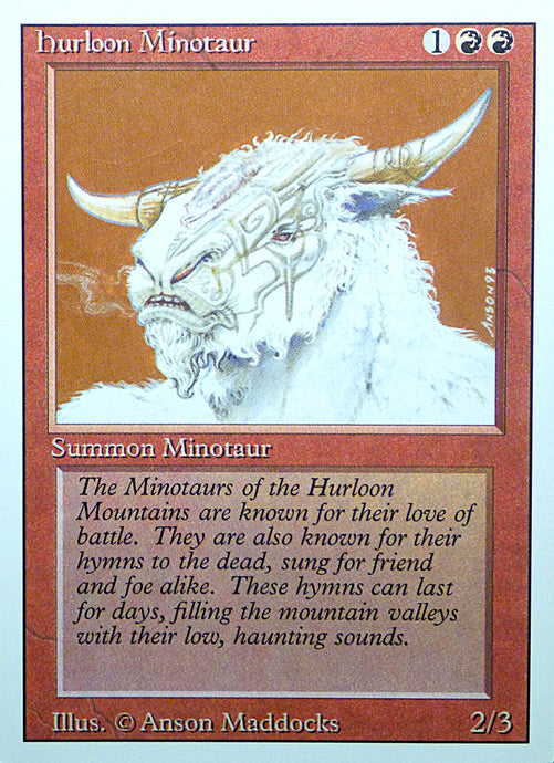 Magic the Gathering: Revised/3rd Edition
Hurloon Minotaur - Revised - Common - 159