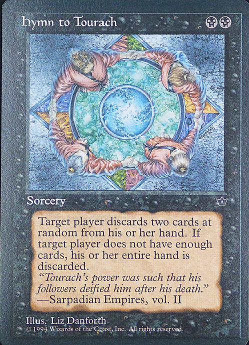 Magic the Gathering: Fallen Empires

Hymn to Tourach Fallen Empires C0038b