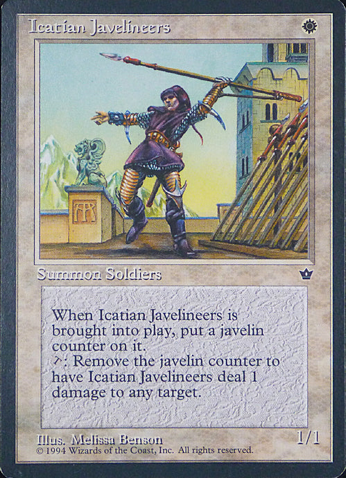 Magic the Gathering: Fallen Empires

Icatian Javelineers Fallen Empires C0008a