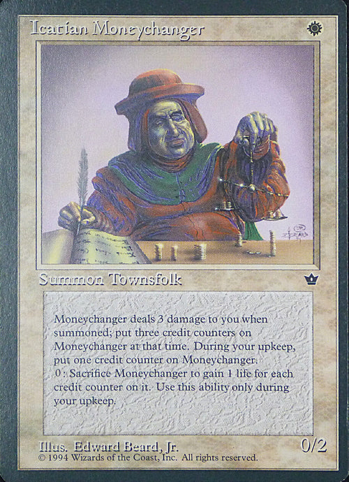 Magic the Gathering: Fallen Empires

Icatian Moneychanger Fallen Empires C0010b