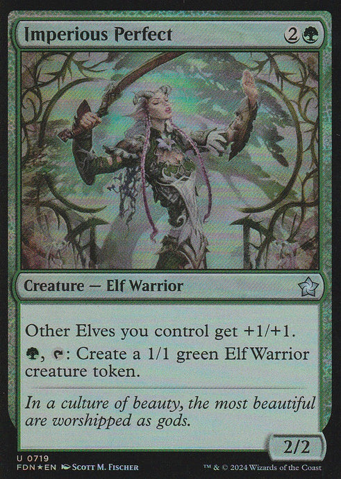 Magic the Gathering: Foundations Imperious Perfect FDN U0719 Foil