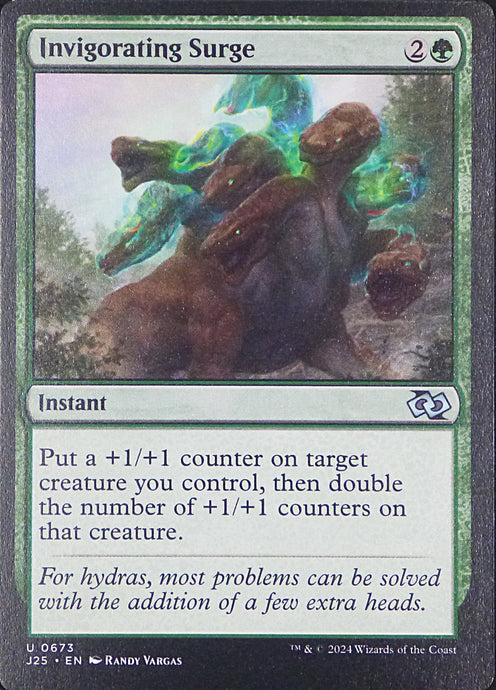 Magic the Gathering: Foundations Jumpstart

Invigorating Surge J25 U0673
