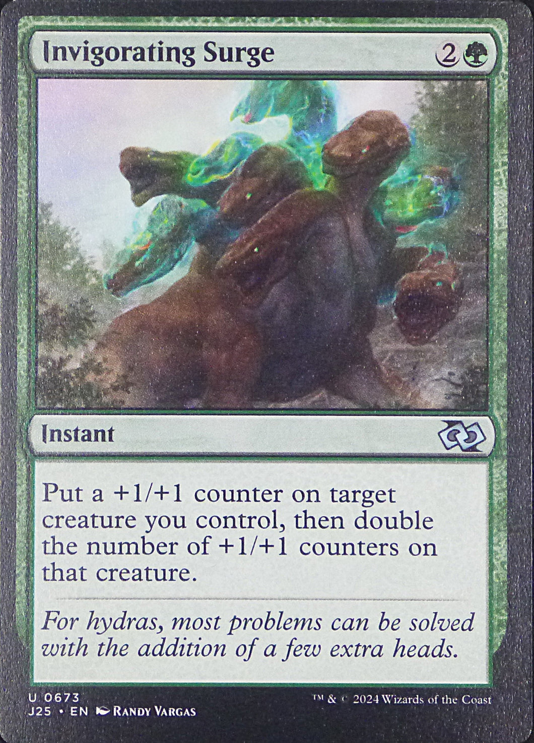 Magic the Gathering: Foundations Jumpstart

Invigorating Surge J25 U0673