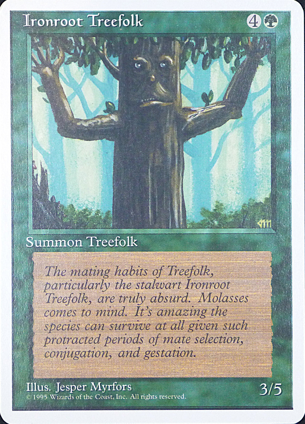 Magic the Gathering: Fourth Edition

Ironroot Treefolk Fourth C0253