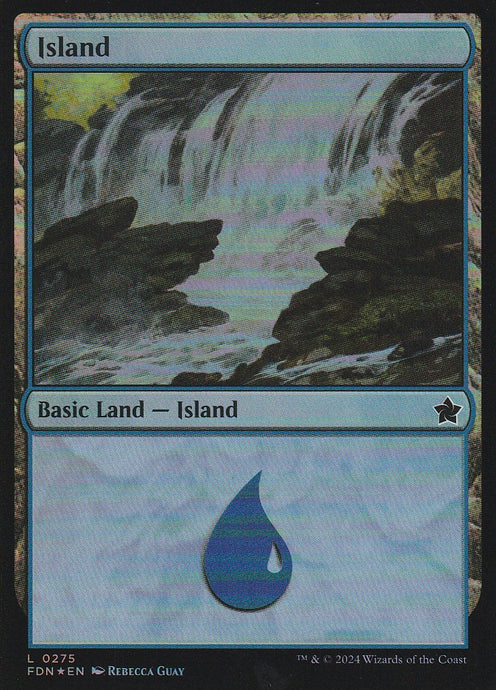 Magic the Gathering: Foundations Island FDN L0275 Foil