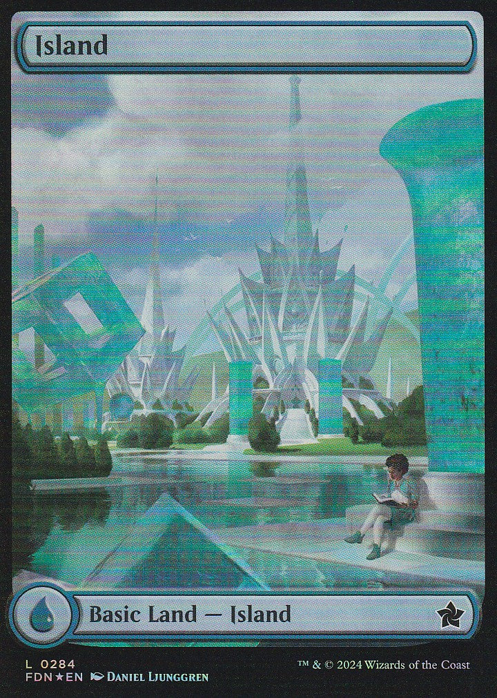 Magic the Gathering: Foundations Island FDN L0284 Foil