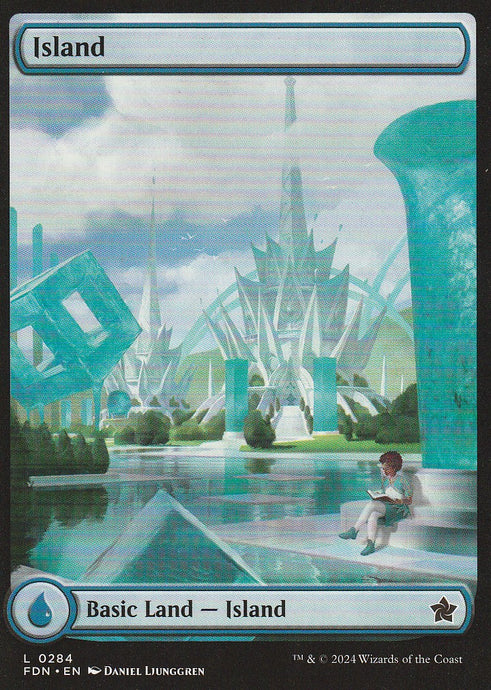 Magic the Gathering: Foundations Island FDN L0284 Non-Foil