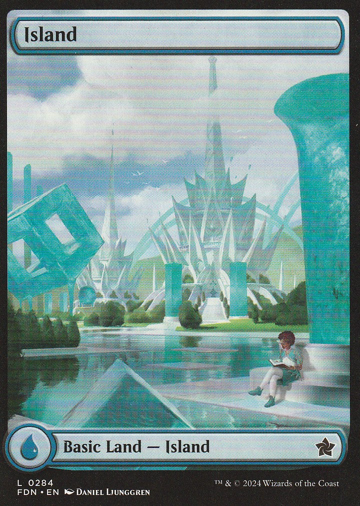 Magic the Gathering: Foundations Island FDN L0284 Non-Foil