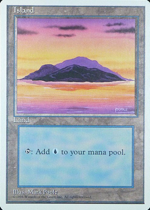 Magic the Gathering: Fourth Edition

Island Fourth C0367