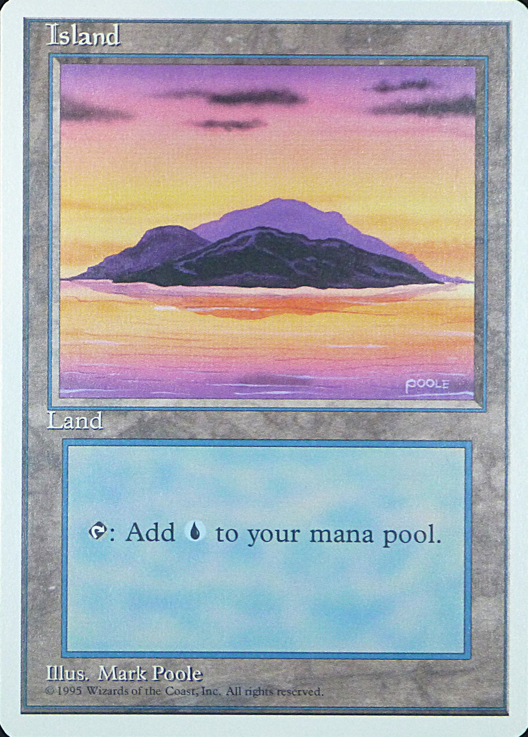Magic the Gathering: Fourth Edition

Island Fourth C0367