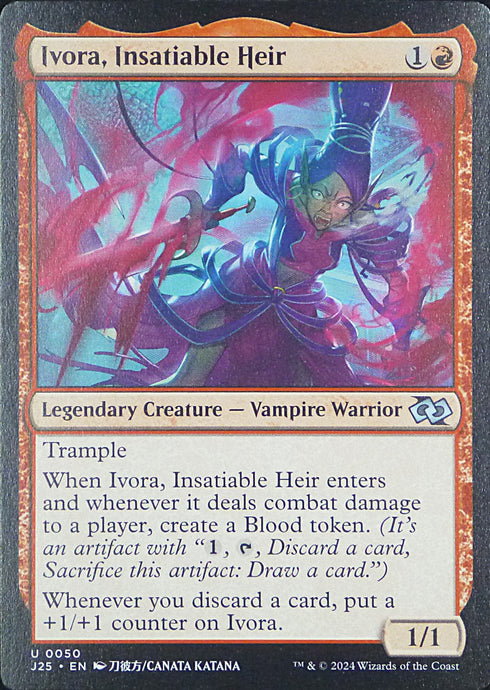 Magic the Gathering: Foundations Jumpstart

Ivora, Insatiable Heir J25 U0050