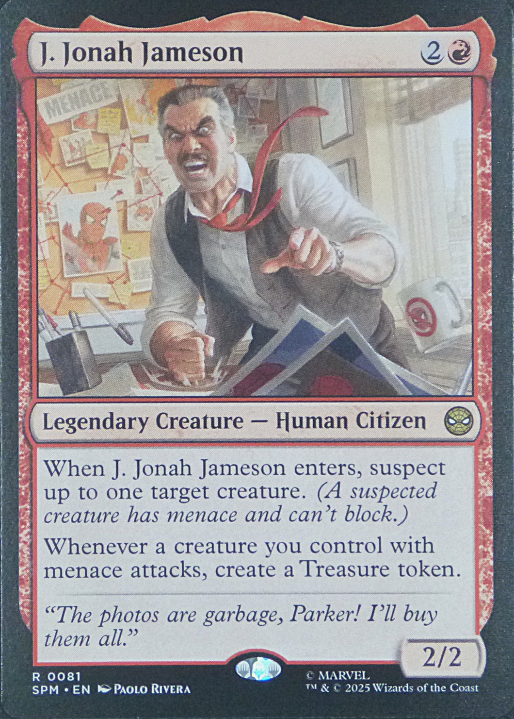 Magic the Gathering: Spider-Man

J. Jonah Jameson SPM R0081