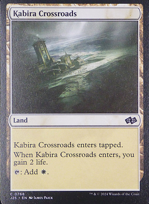 Magic the Gathering: Foundations Jumpstart

Kabira Crossroads J25 C0768