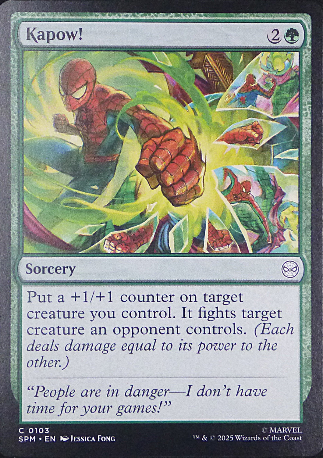 Magic the Gathering: Spider-Man

Kapow! SPM C0103