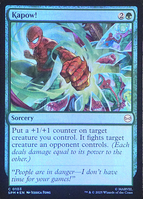Magic the Gathering: Spider-Man

Kapow! SPM C0103 - Foil