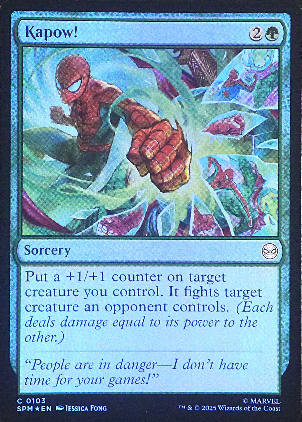Magic the Gathering: Spider-Man

Kapow! SPM C0103 - Foil
