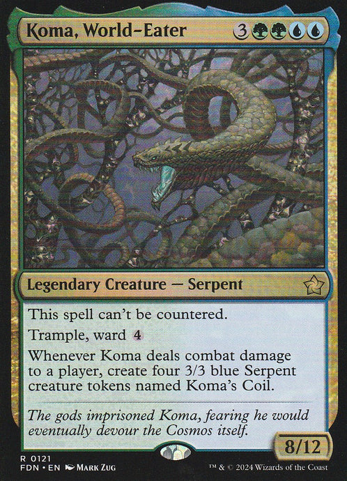 Magic the Gathering: Foundations Koma, World-Eater FDN R0121