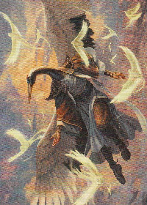 Magic the Gathering: Foundations Kykar, Zephyr Awakener Foundation Art Series 16 of 54 Front Side