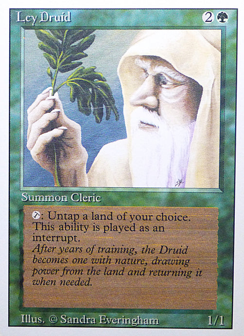 Magic the Gathering: Revised/3rd Edition
Ley Druid - Revised - Uncommon - 206