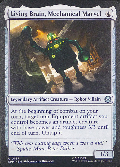 Magic the Gathering: Spider-Man

Living Brain, Mechanical Marvel SPM U0167
