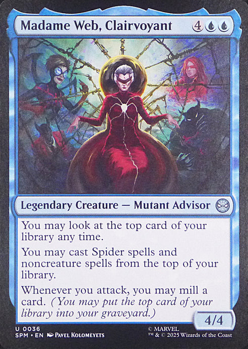 Magic the Gathering: Spider-Man

Madame Web, Clairvoyant SPM U0036