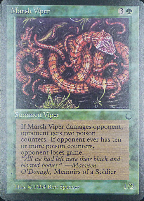 Magic the Gathering: The Dark

Marsh Viper The Dark C0081