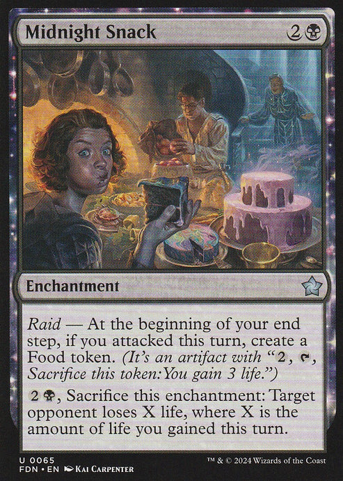 Magic the Gathering: Foundations Midnight Snack FDN U0065 Non-Foil