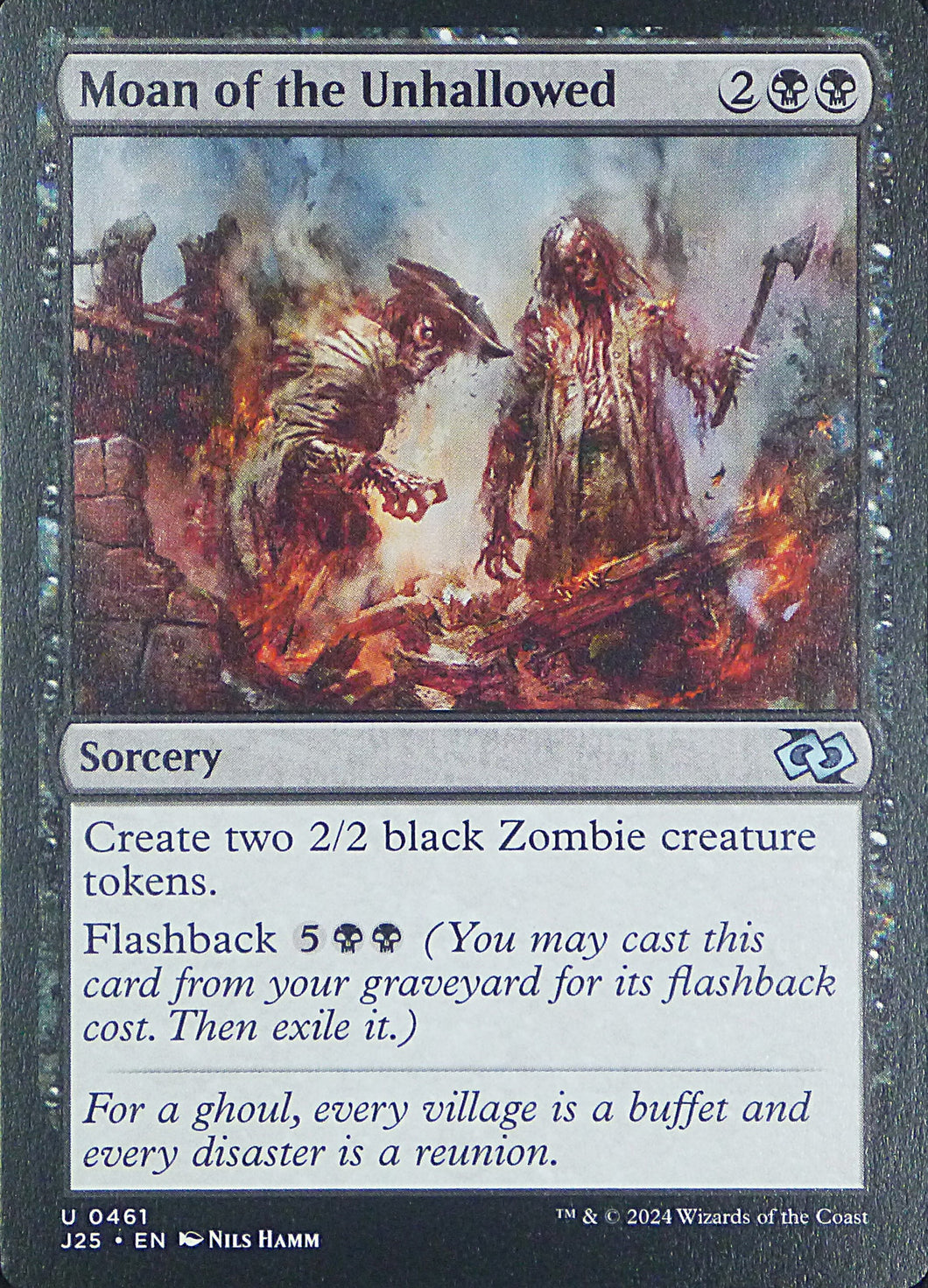 Magic the Gathering: Foundations Jumpstart

Moan of the Unhallowed J25 U0461