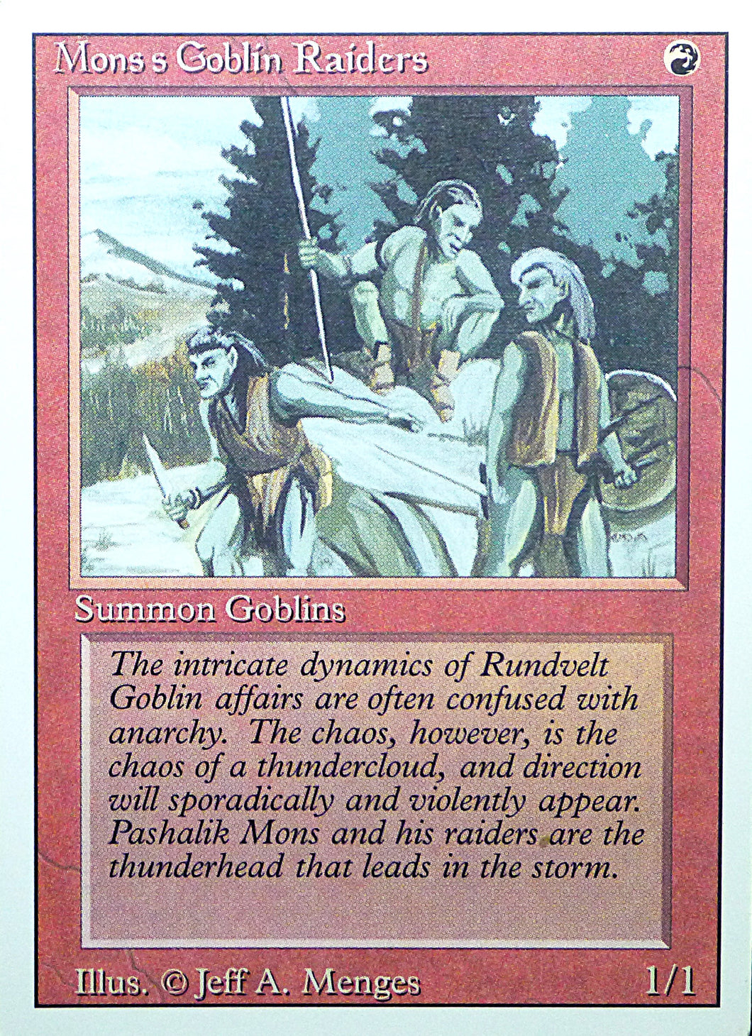 Magic the Gathering: Revised/3rd Edition
Mons's Goblin Raiders - Revised - Common - 167