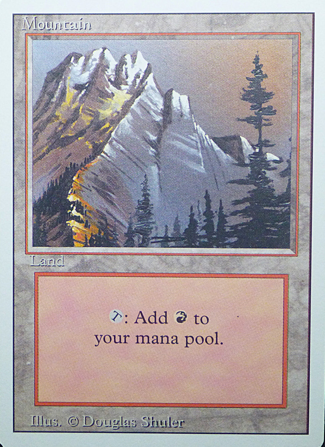 Magic the Gathering: Revised/3rd Edition

Mountain - Revised - Common - 301