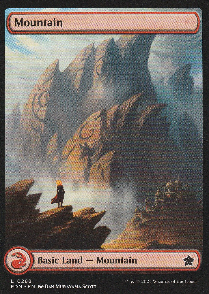 Magic the Gathering: Foundations Mountain FDN L0288 Non-Foil