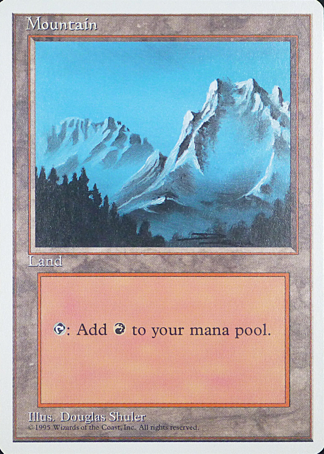 Magic the Gathering: Fourth Edition

Mountain Fourth C0374