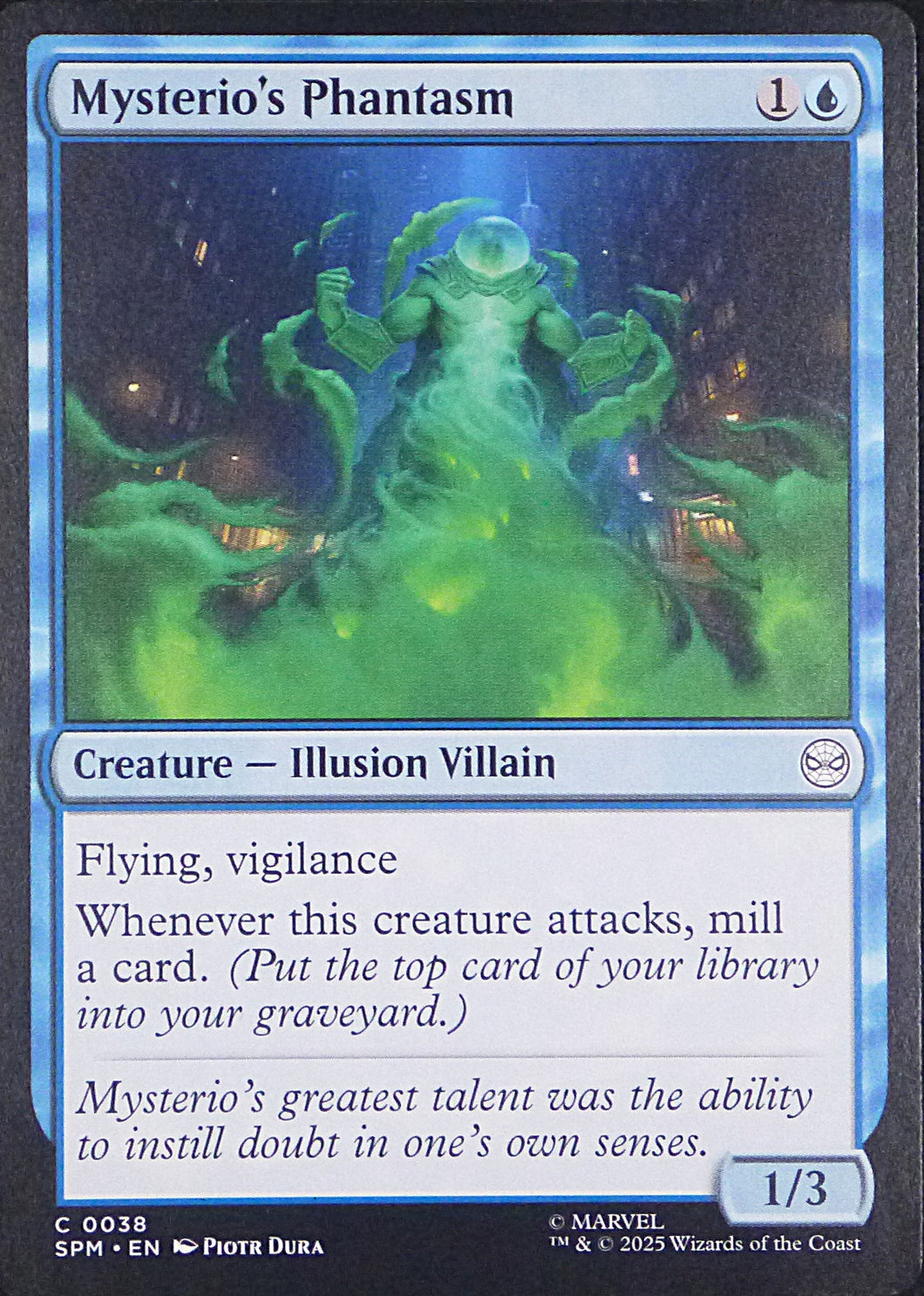 Magic the Gathering: Spider-Man

Mysterio's Phantasm SPM C0038