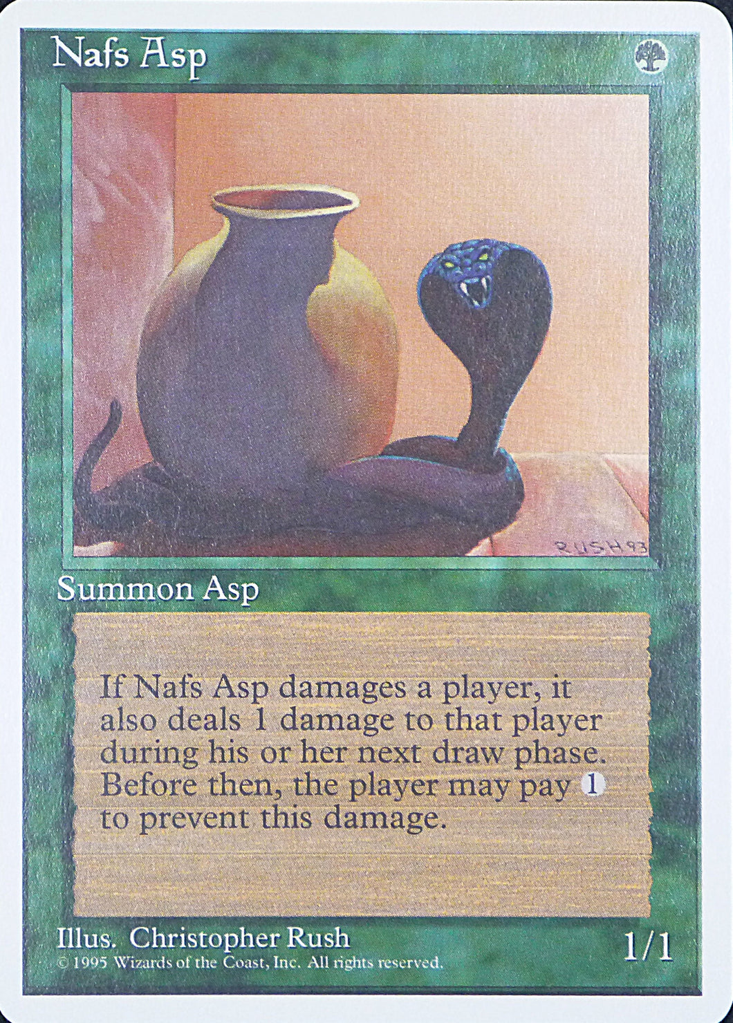 Magic the Gathering: Fourth Edition

Nafs Asp Fourth C0264
