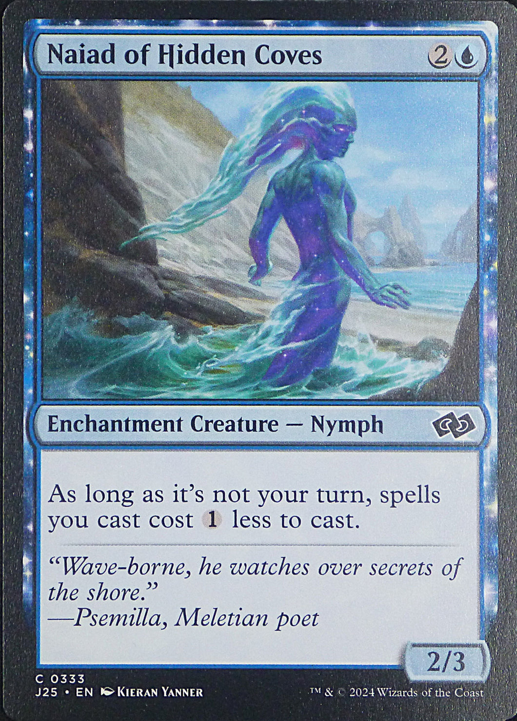 Magic the Gathering: Foundations Jumpstart

Naiad of Hidden Coves J25 C0333