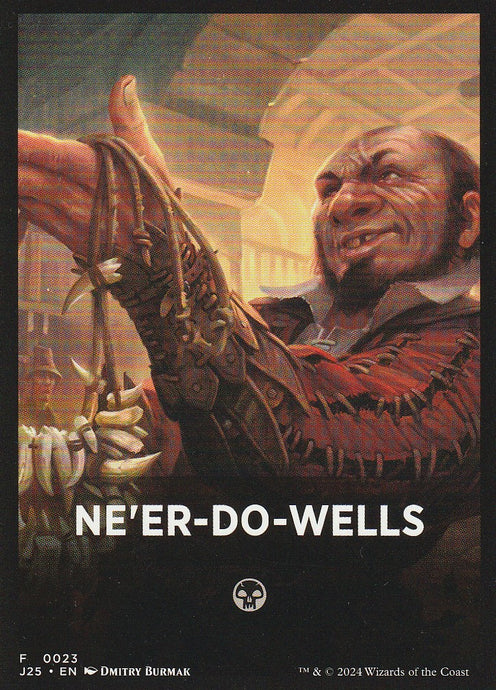 Magic the Gathering: Foundations Jumpstart Ne'er Do Wells J25 F0023