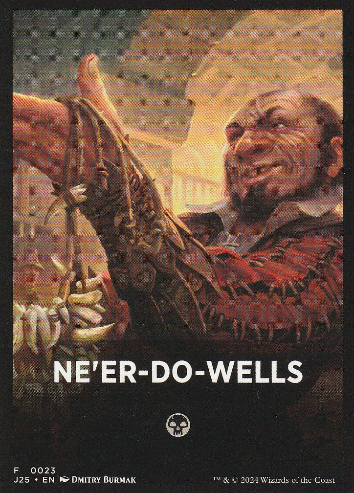 Magic the Gathering: Foundations Jumpstart Ne'er Do Wells J25 F0023