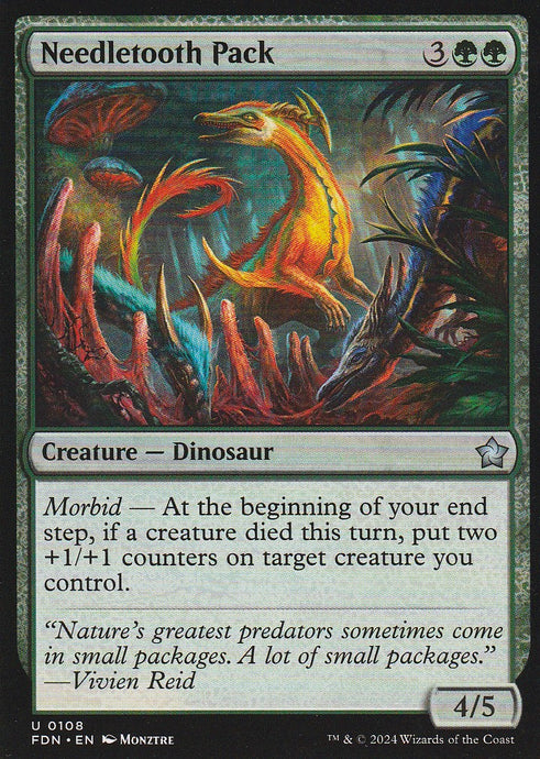 Magic the Gathering: Foundations Needletooth Pack FDN U0108 Non-Foil