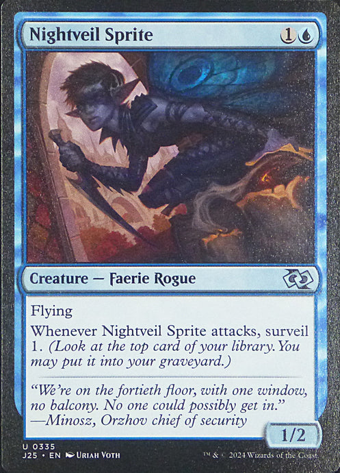Magic the Gathering: Foundations Jumpstart

Nightveil Sprite J25 U0335