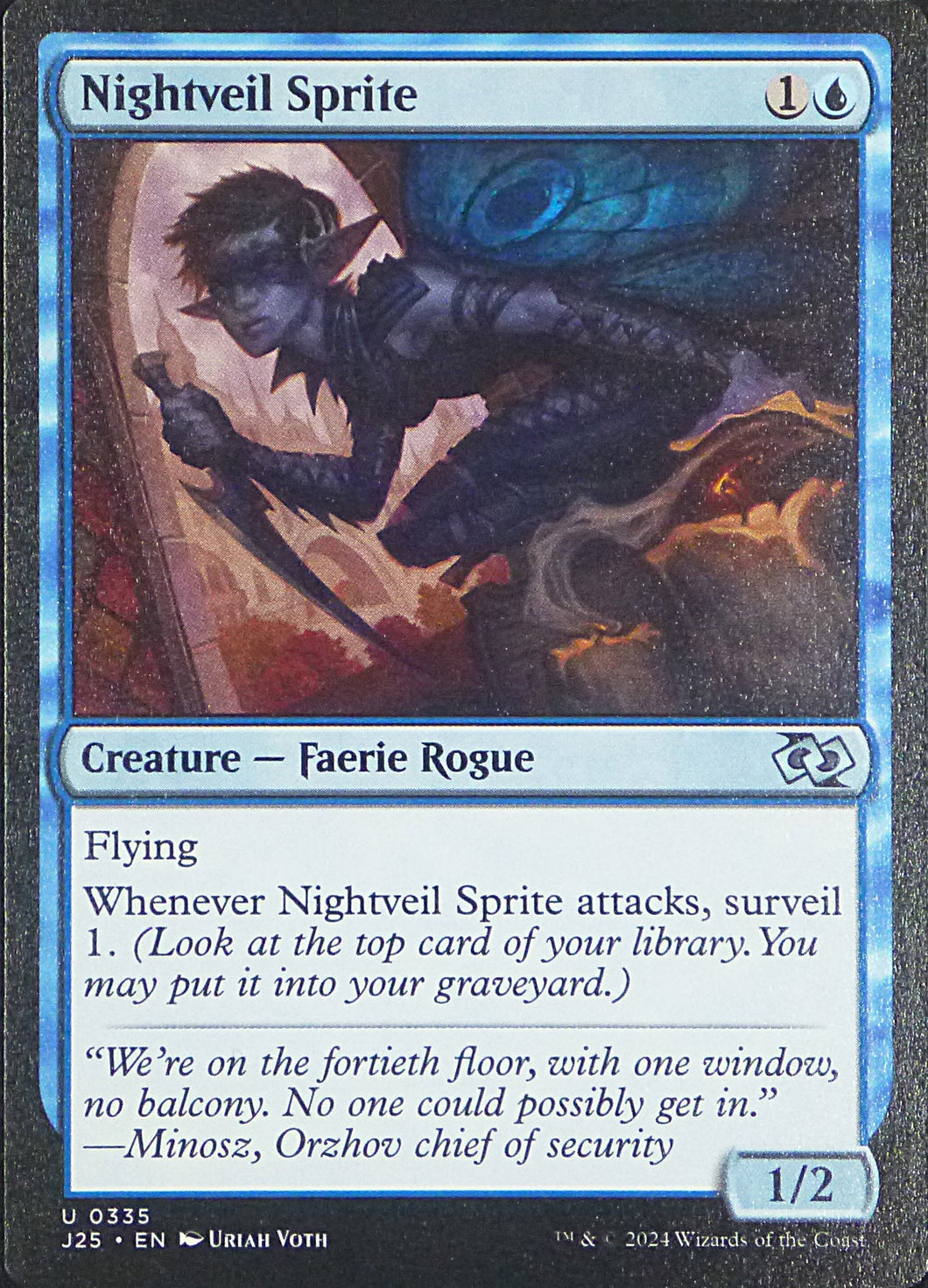 Magic the Gathering: Foundations Jumpstart

Nightveil Sprite J25 U0335