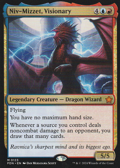 Magic the Gathering: Foundations Niv-Mizzet Visionary FDN M0123