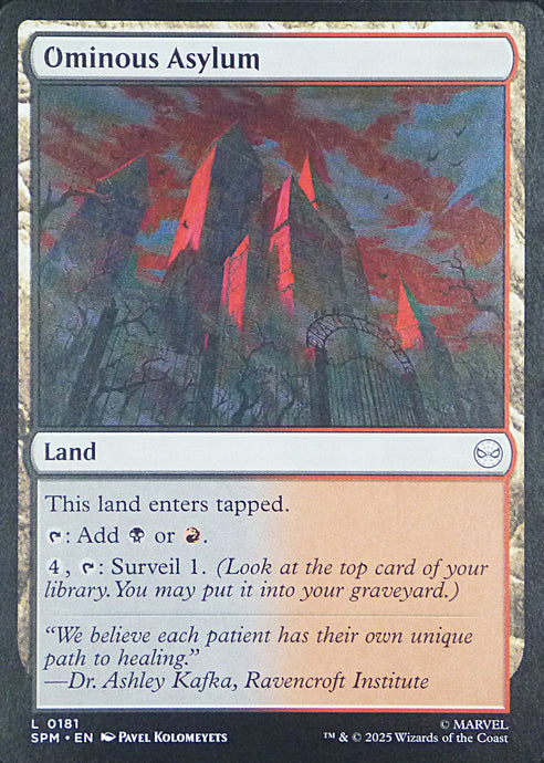 Magic the Gathering: Spider-Man

Ominous Asylum SPM L0181