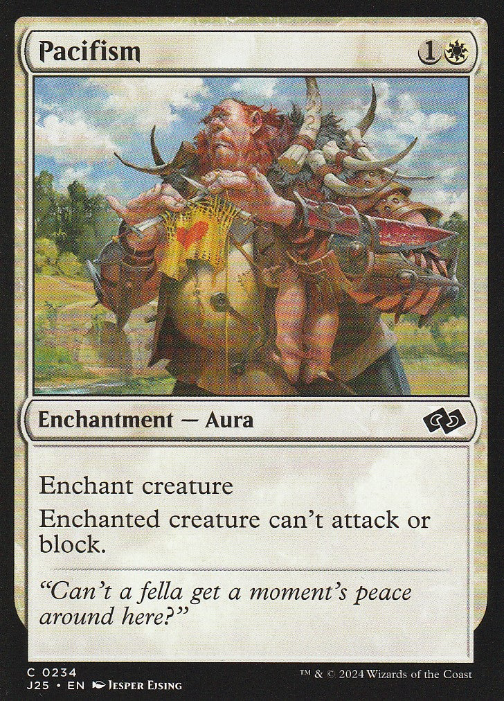 Magic the Gathering: Foundations Jumpstart Pacifism J25 C0234