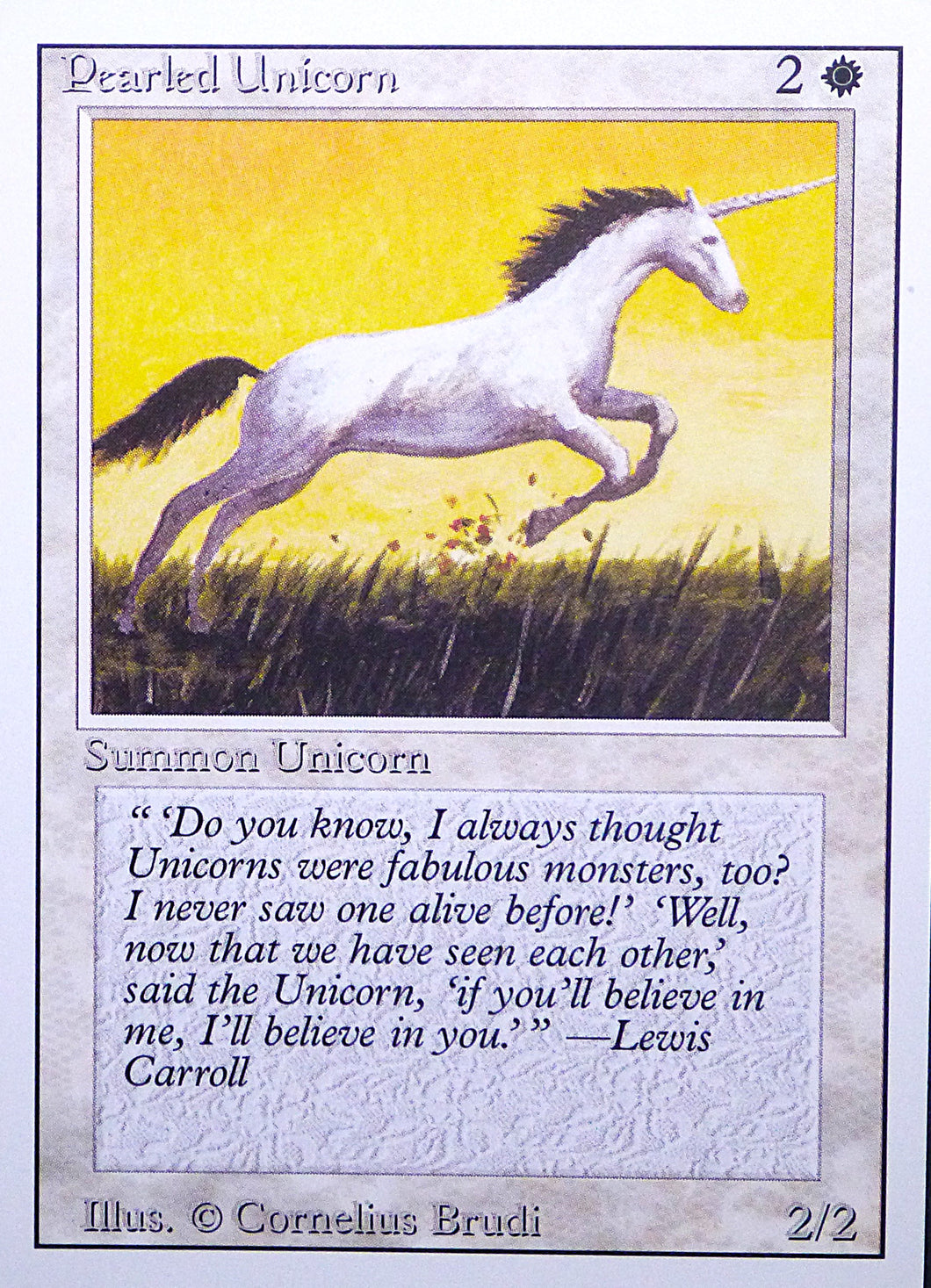 Magic the Gathering: Revised/3rd Edition
Pearled Unicorn - Revised - Common - 030